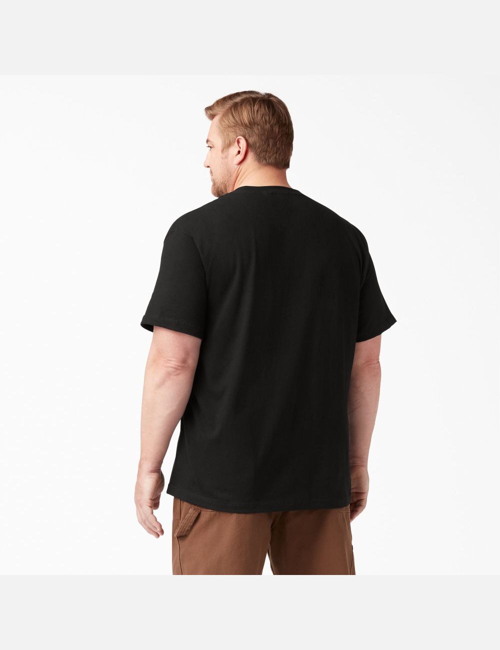 Black Dickies Short Sleeve Two Packs Shirts | 368LRWKDU