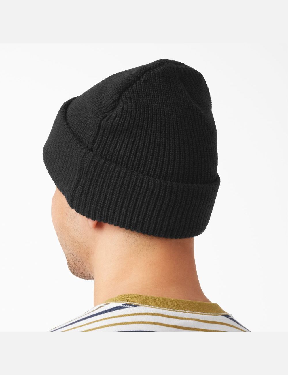 Black Dickies Skateboarding Cuffed Hats | 187MKUOEY