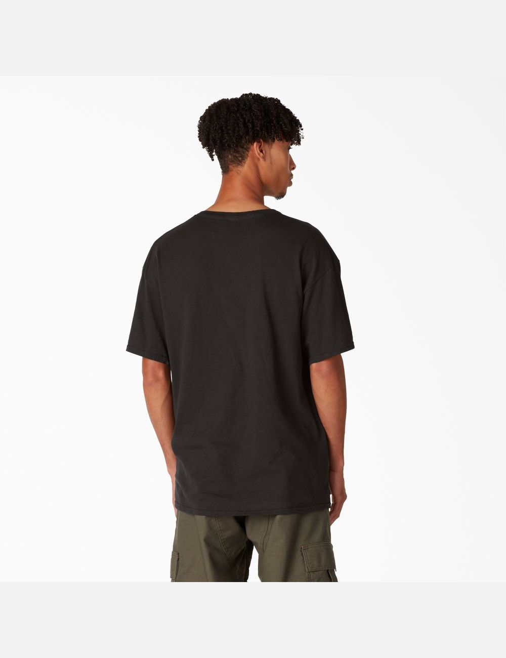 Black Dickies Skateboarding Distressed OG Graphic T-Shirts | 564XYMAIP