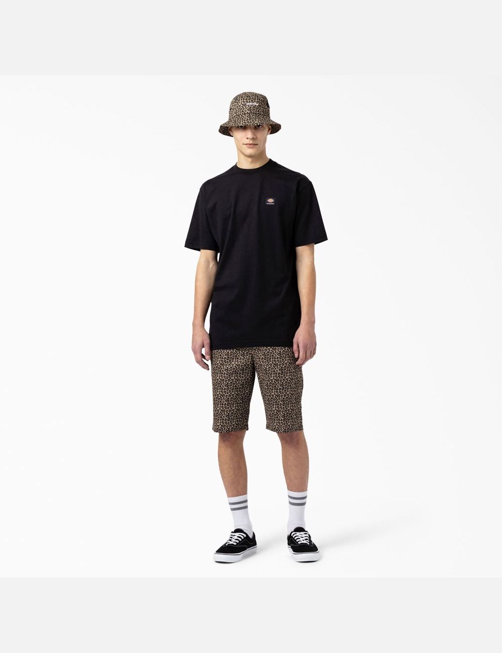 Black Dickies Skateboarding Mount Vista T-Shirts | 845OYSJKR