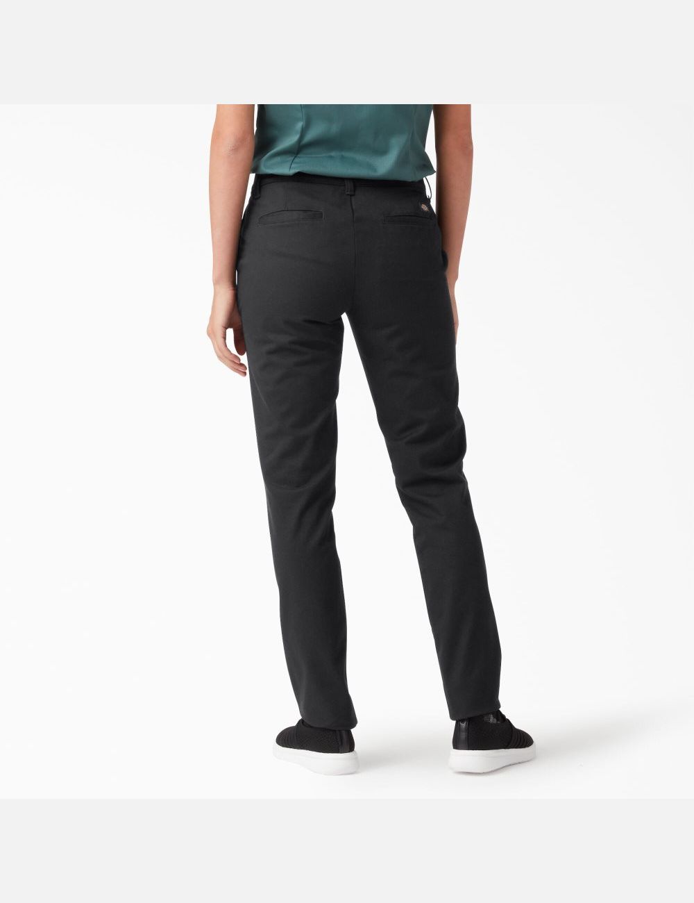 Black Dickies Skinny Twill Pants | 806BDPFQW