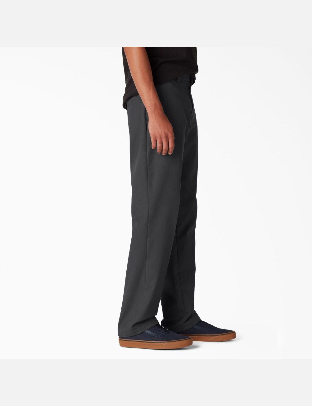 Black Dickies Slim Fit Skateboarding Pants | 523PNEADO