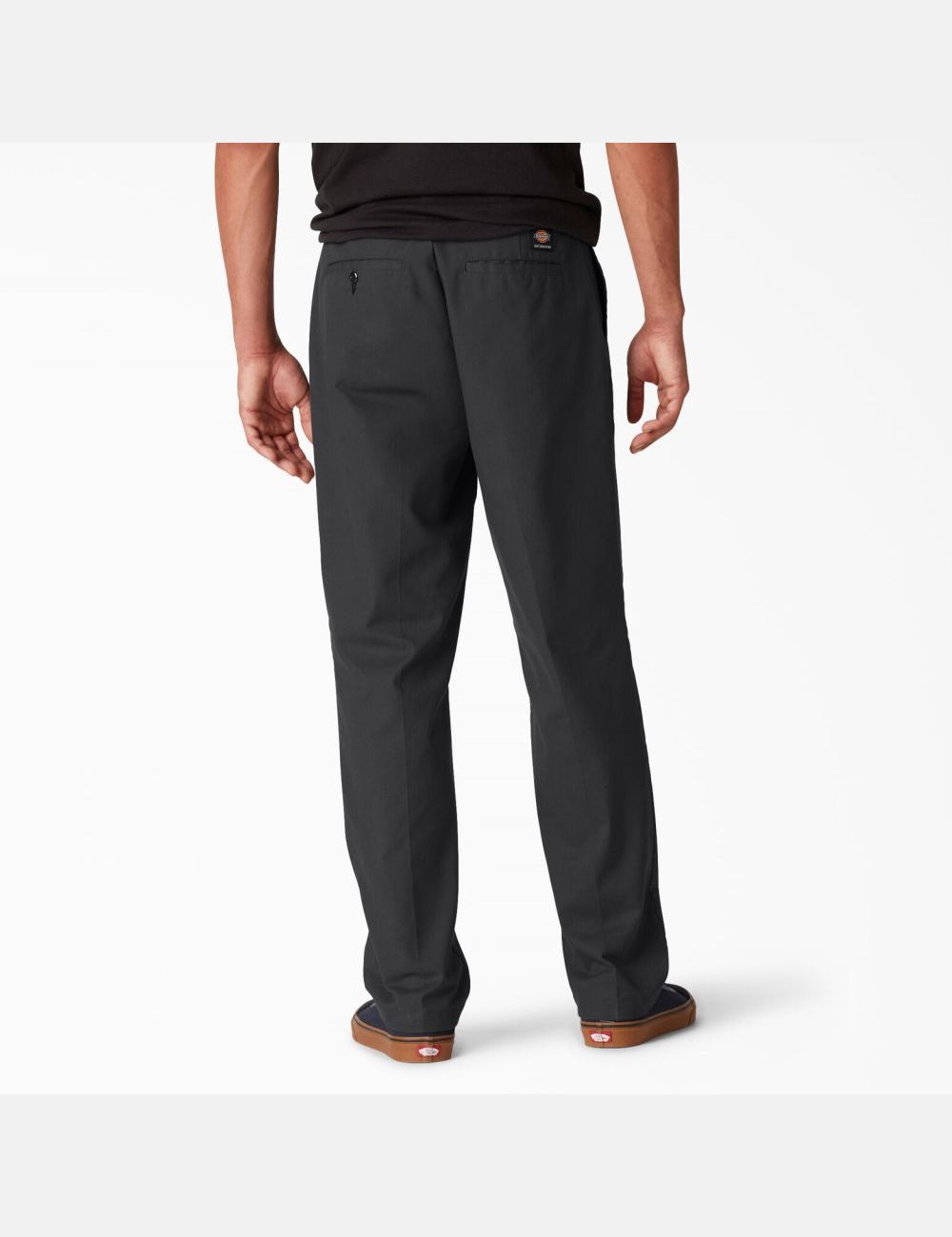 Black Dickies Slim Fit Skateboarding Pants | 523PNEADO