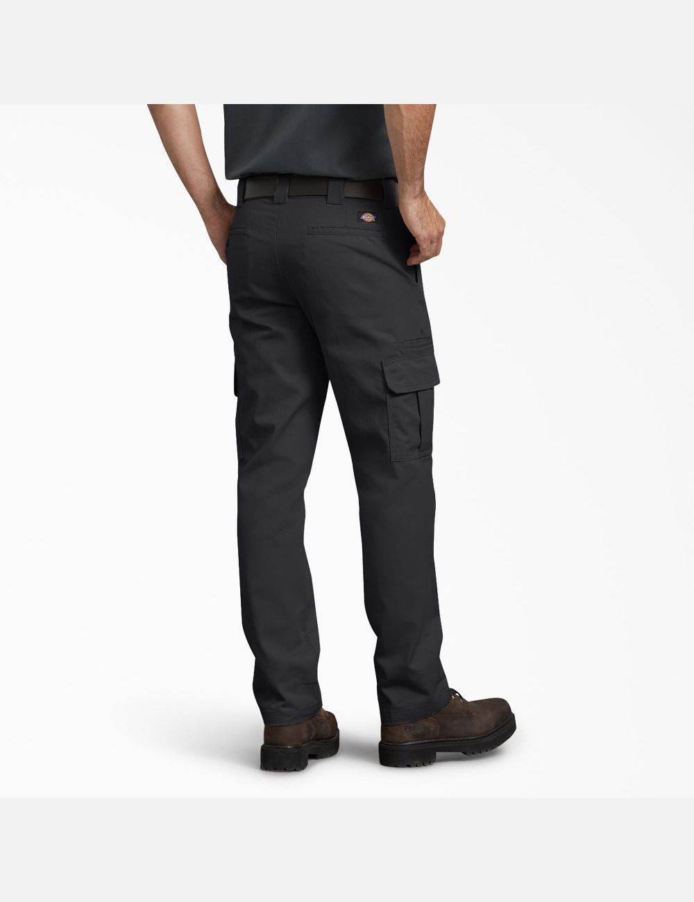 Black Dickies Slim Fit Straight Leg Cargo Pants | 685KPBGYH