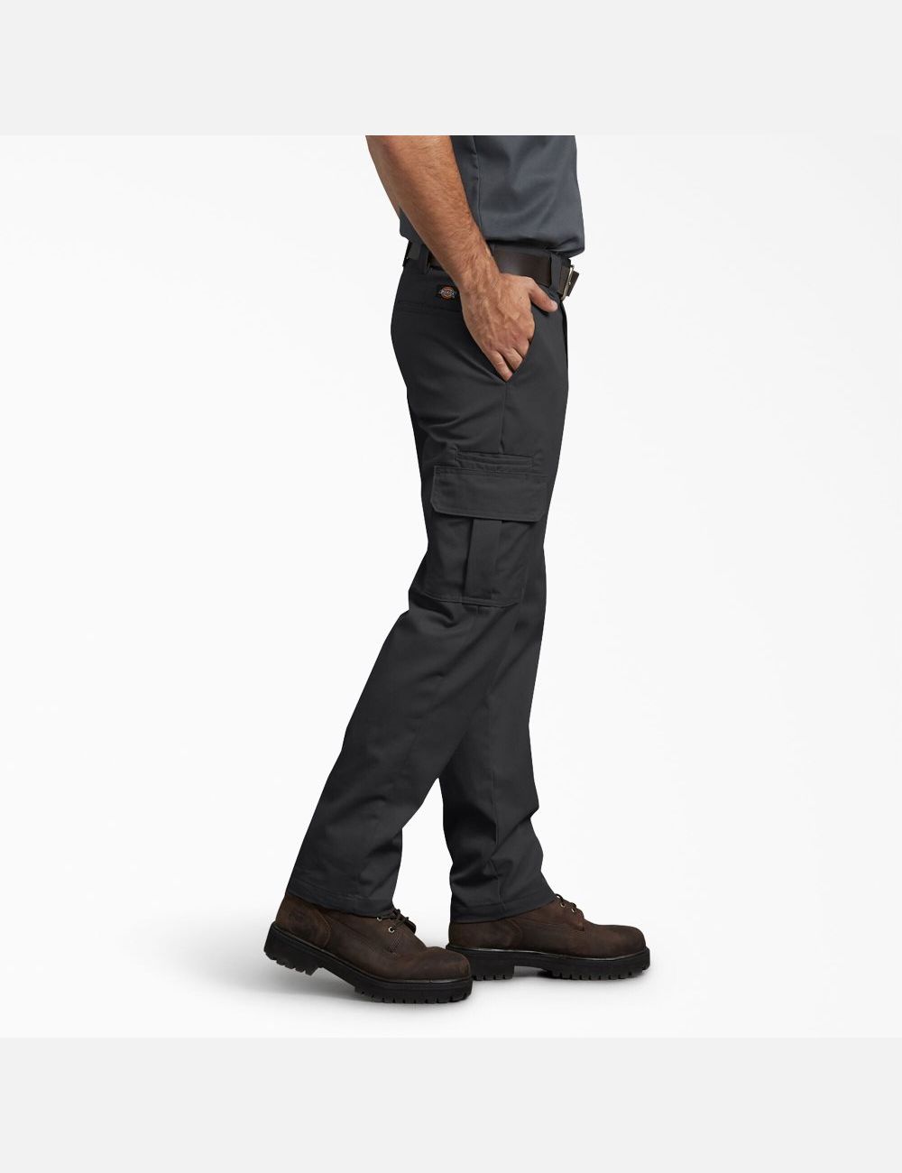 Black Dickies Slim Fit Straight Leg Cargo Pants | 685KPBGYH