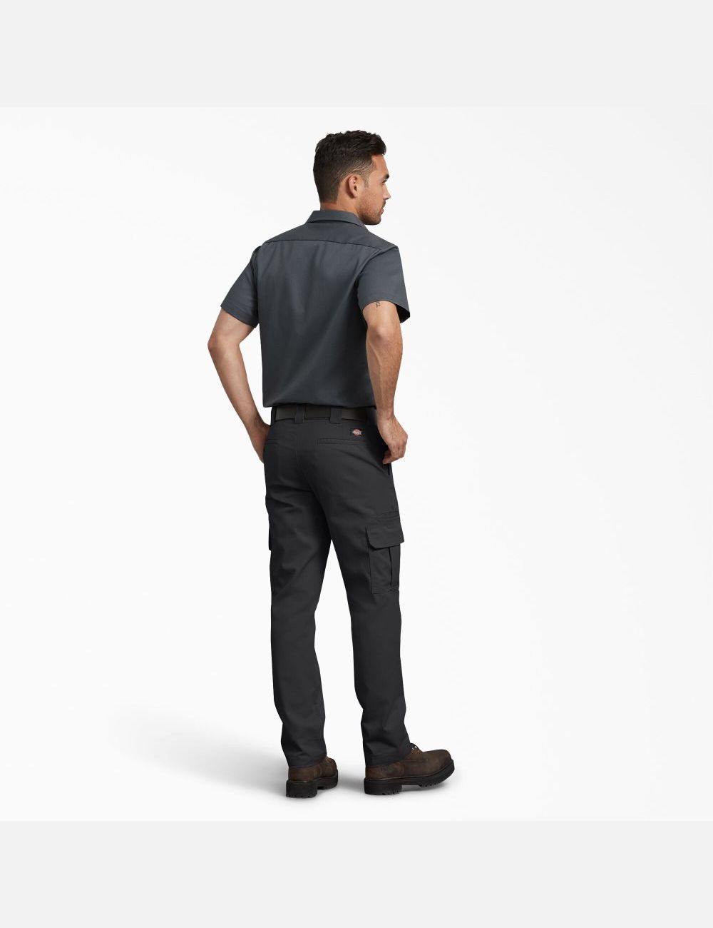 Black Dickies Slim Fit Straight Leg Cargo Pants | 685KPBGYH