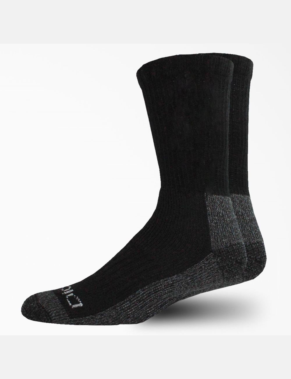 Black Dickies Steel Toe Crew Socks | 513MRHCBS