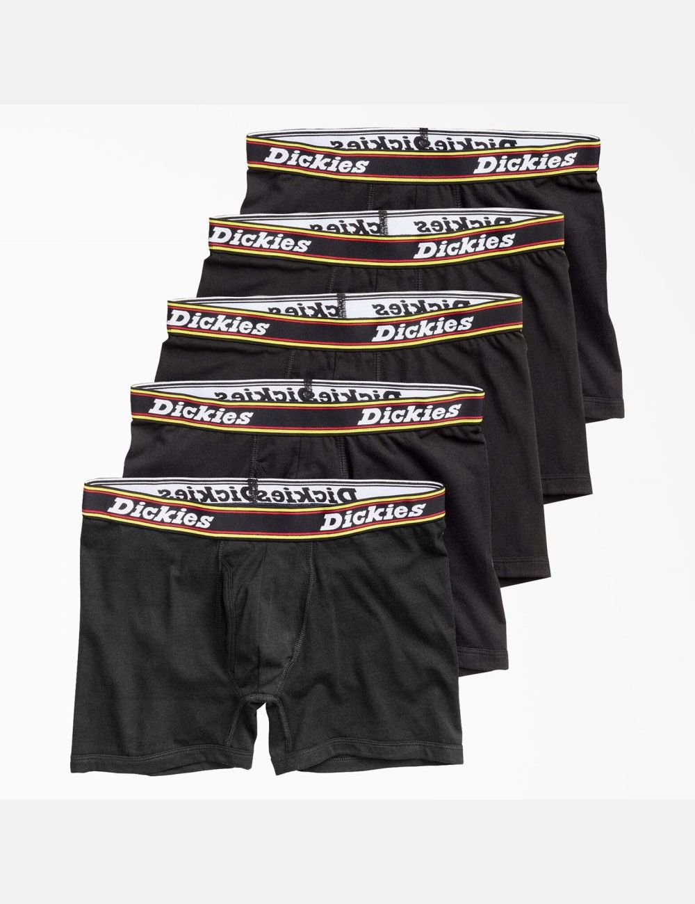 Black Dickies Stretch Boxer Briefs Base Layers | 089CJTASX