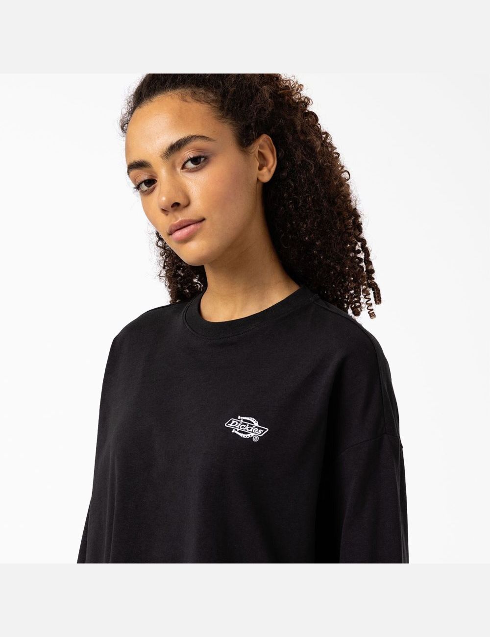 Black Dickies Summerdale Long Sleeve T-Shirts | 093FKEDXS