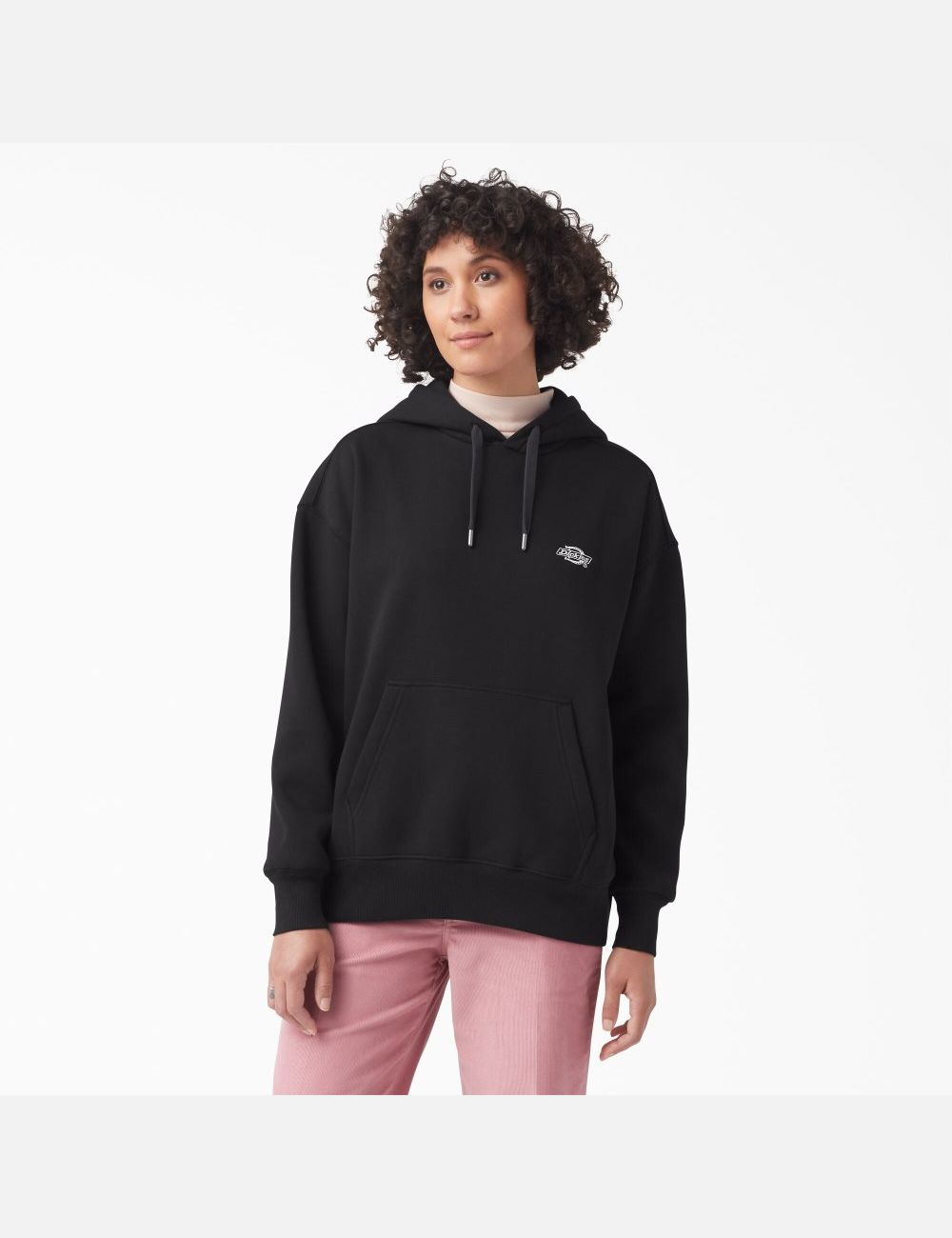 Black Dickies Summerdale Relaxed Fit Hoodies | 345RPEMBN