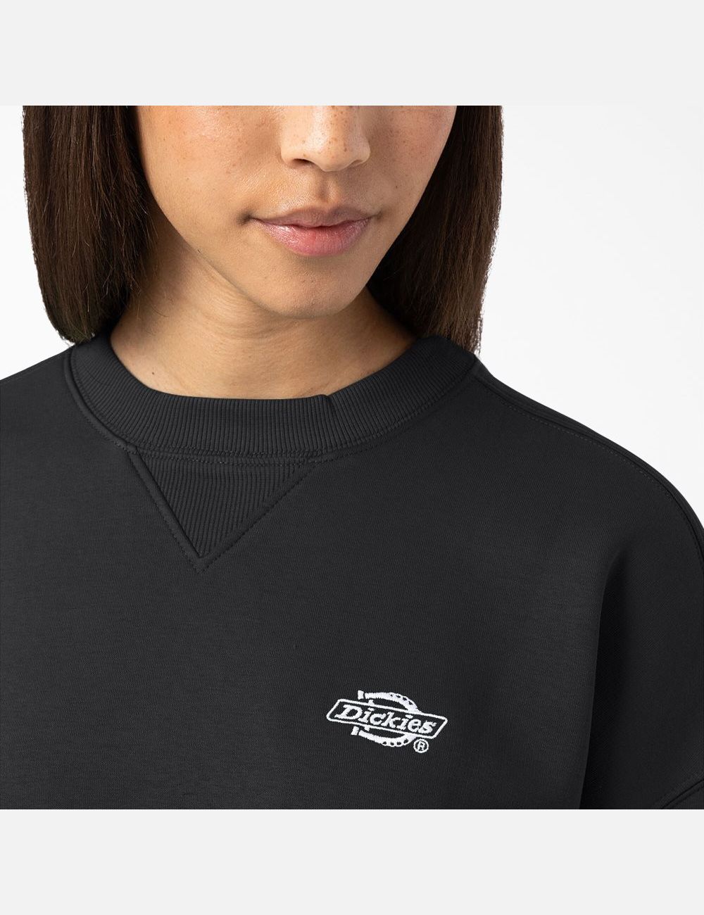 Black Dickies Summerdale Sweatshirts | 438OGELAJ