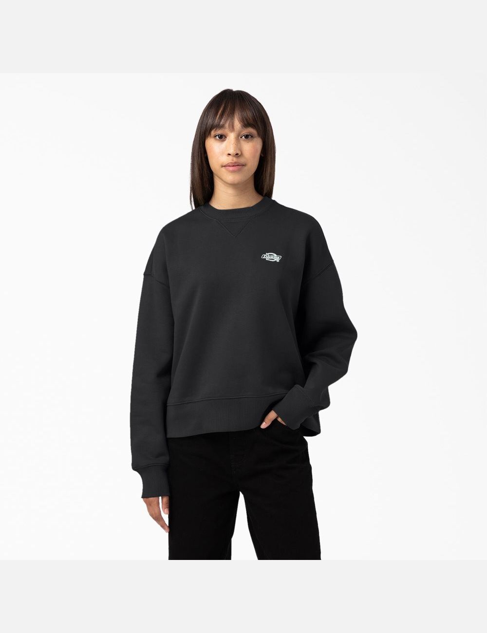 Black Dickies Summerdale Sweatshirts | 438OGELAJ