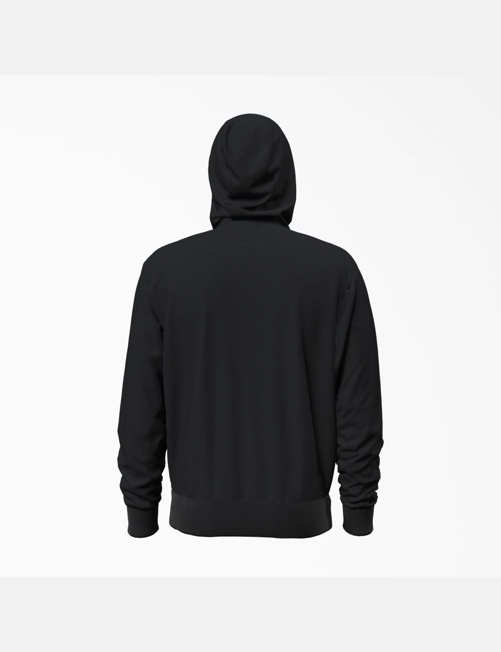 Black Dickies Thermal Lined Full-Zip Fleece with DWR Hoodies | 192PKOGCX