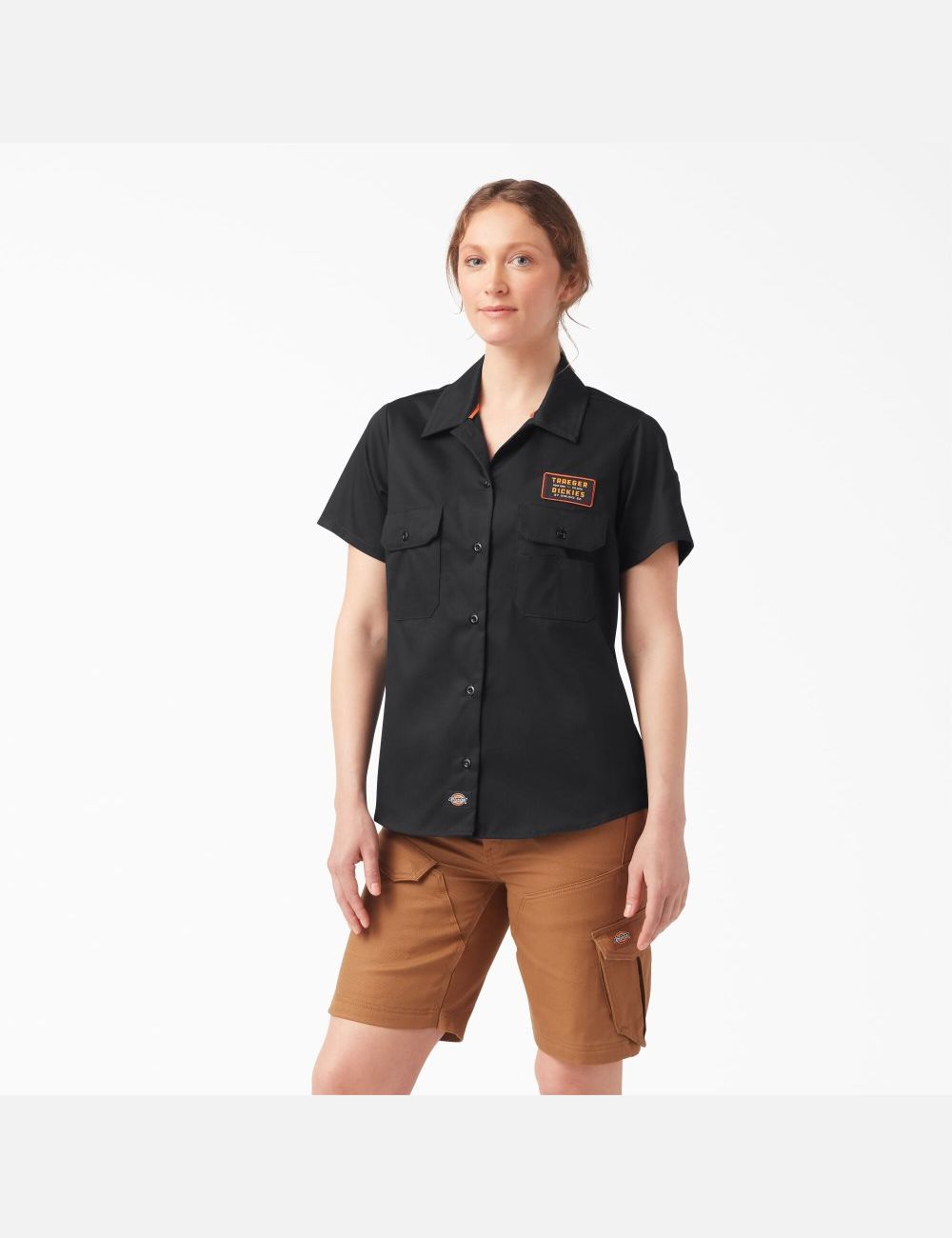 Black Dickies Traeger x Ultimate Grilling Grilling Shirt | 794BRSUIH