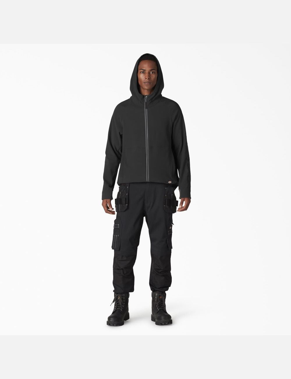 Black Dickies Ultimate ProTect Zip Hoodies | 380RXKGHV