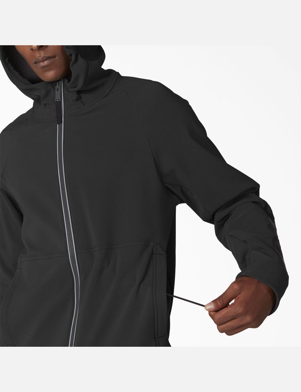 Black Dickies Ultimate ProTect Zip Hoodies | 380RXKGHV