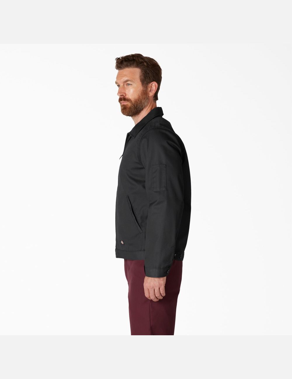 Black Dickies Unlined Eisenhower Coats & Jackets | 574EOVAUL