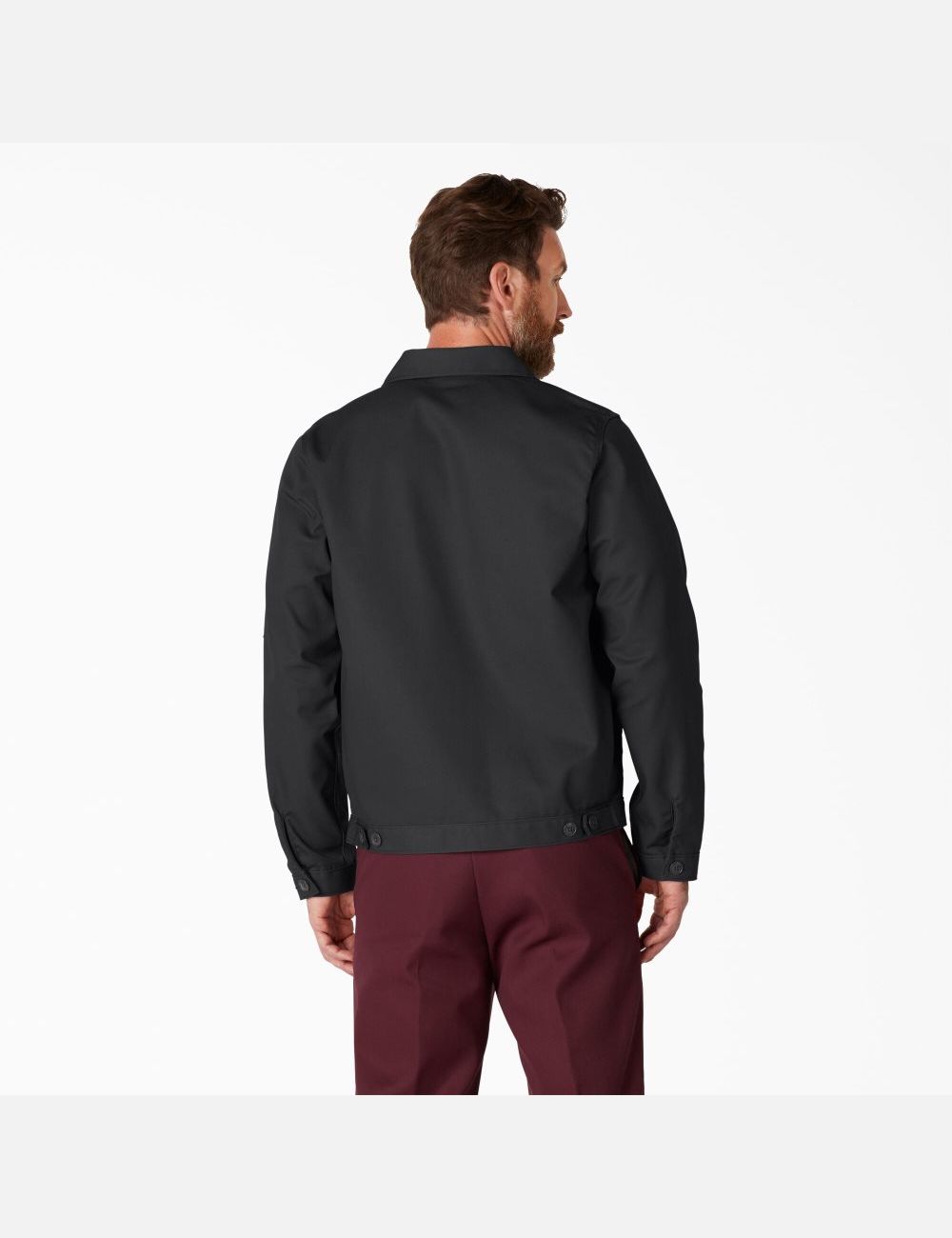 Black Dickies Unlined Eisenhower Coats & Jackets | 841RDPHQT