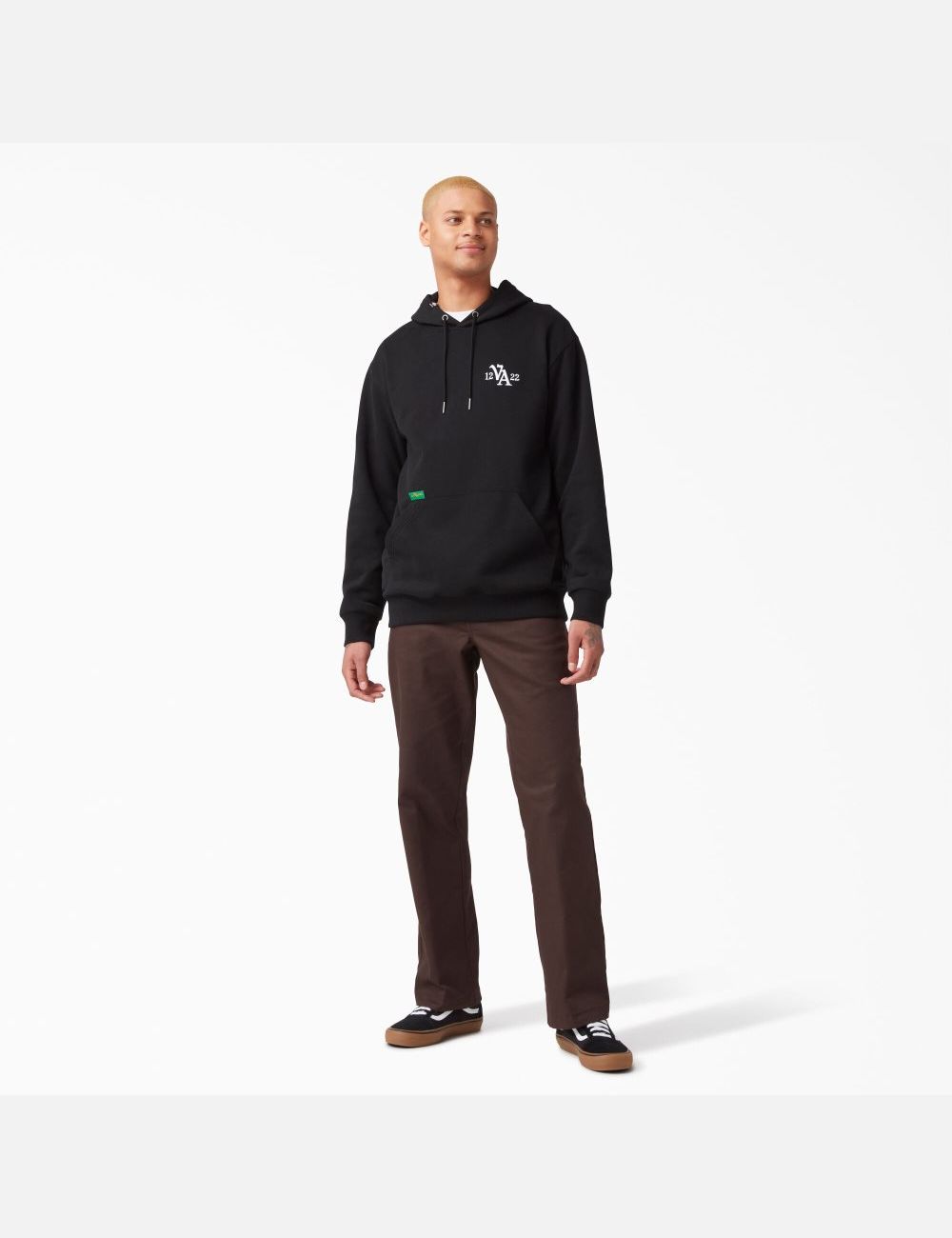 Black Dickies Vincent Alvarez Embroidered Hoodies | 471NBULKA