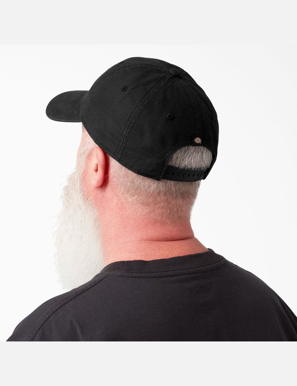 Black Dickies Washed Canvas Hats | 801MPSQEW