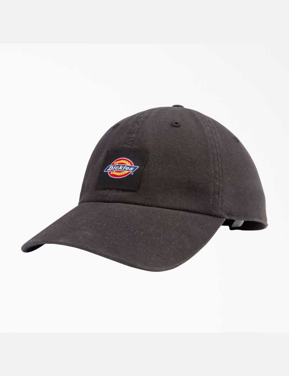 Black Dickies Washed Canvas Hats | 801MPSQEW