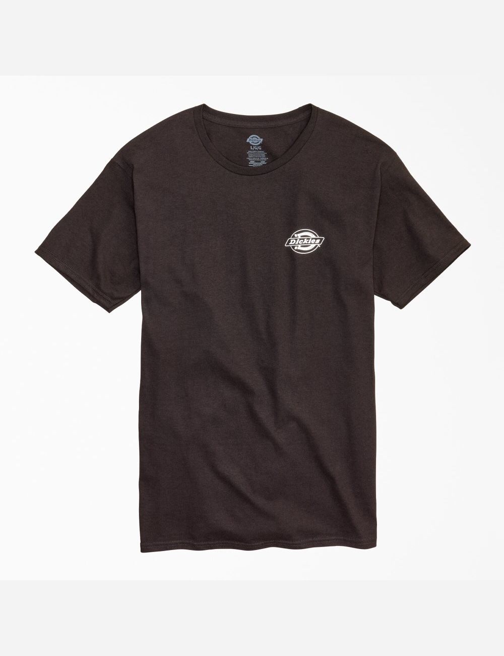 Black Dickies Worldwide Workwear Graphic T-Shirts | 156KWXCLT