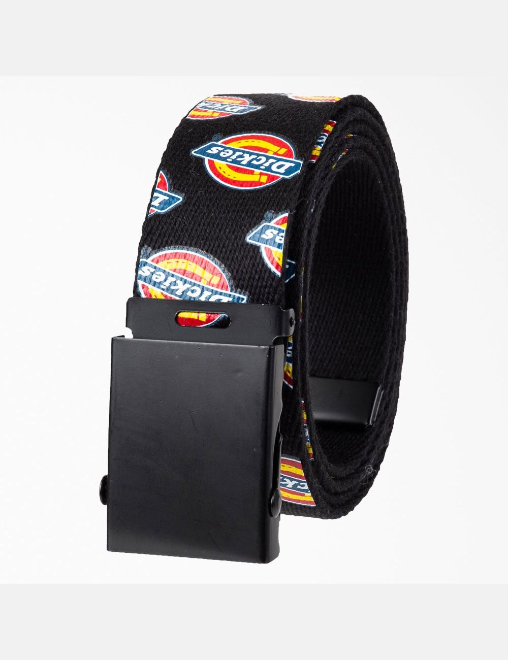 Black/White Dickies Web Logo Print Belts & Suspenders | 321HURFKO