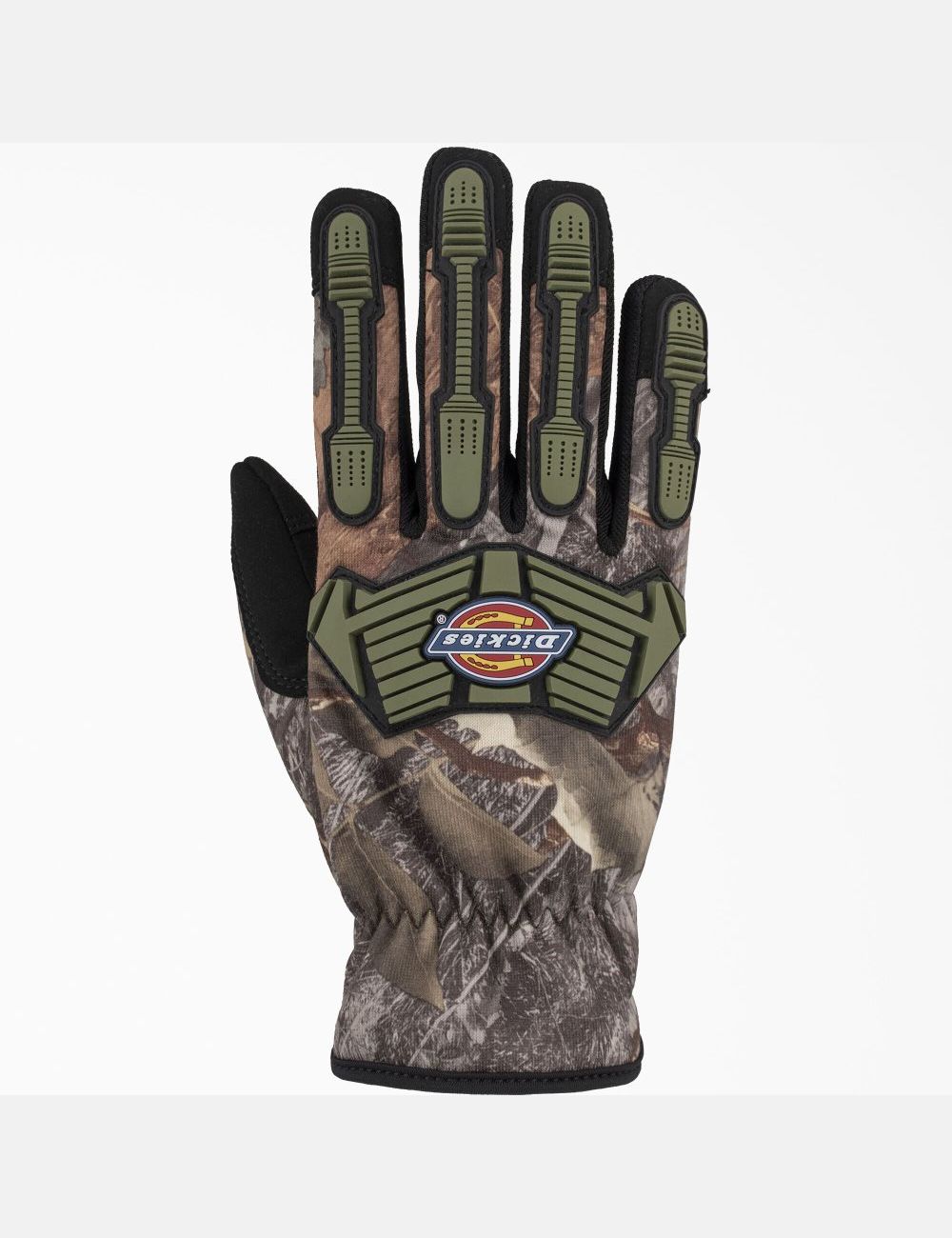 Black w/ Camo Dickies Camo Performance Winter Gloves | 913NEKVUB