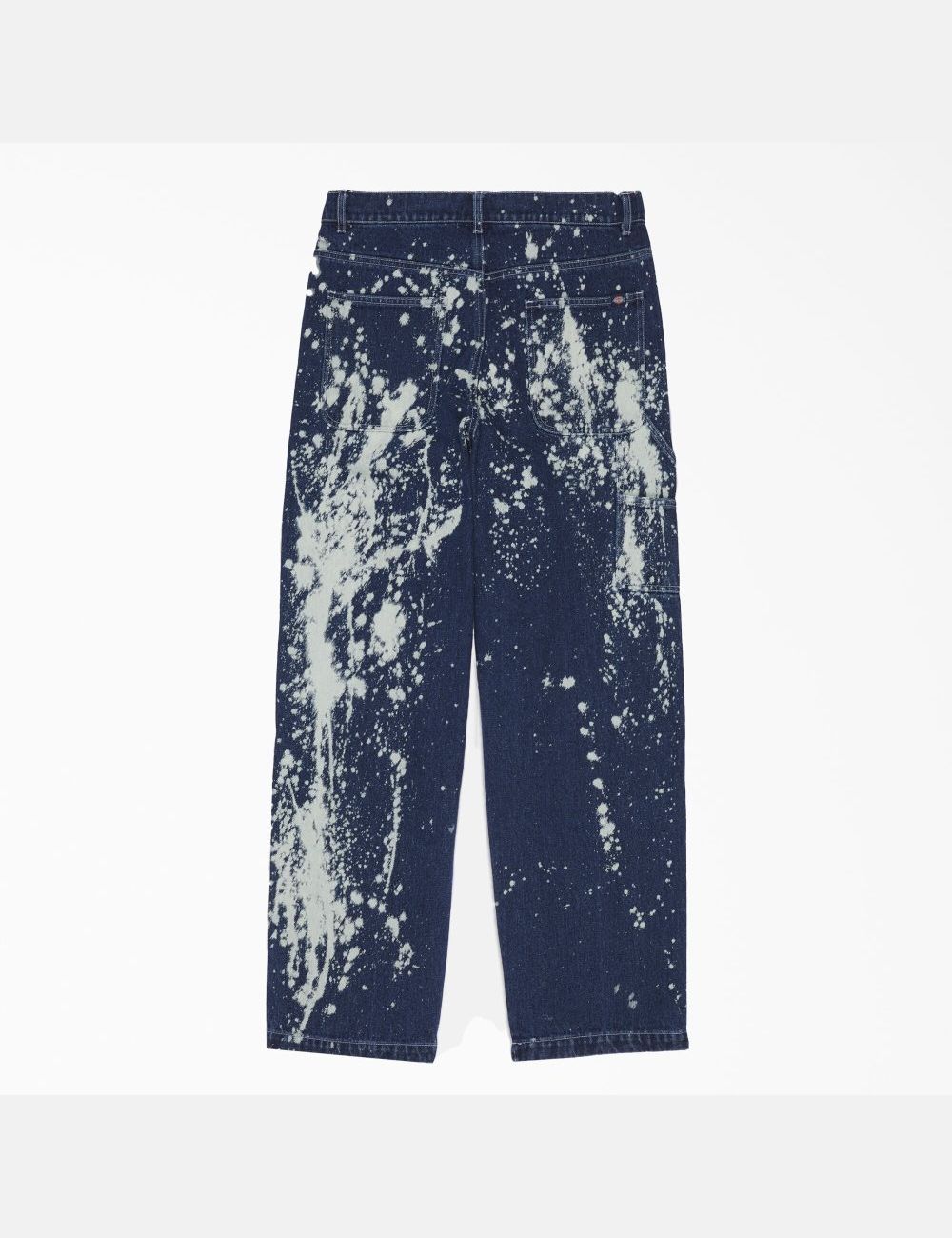 Bleached Indigo Blue Dickies Brain Dead Bleached Jeans | 618ZXDEUY