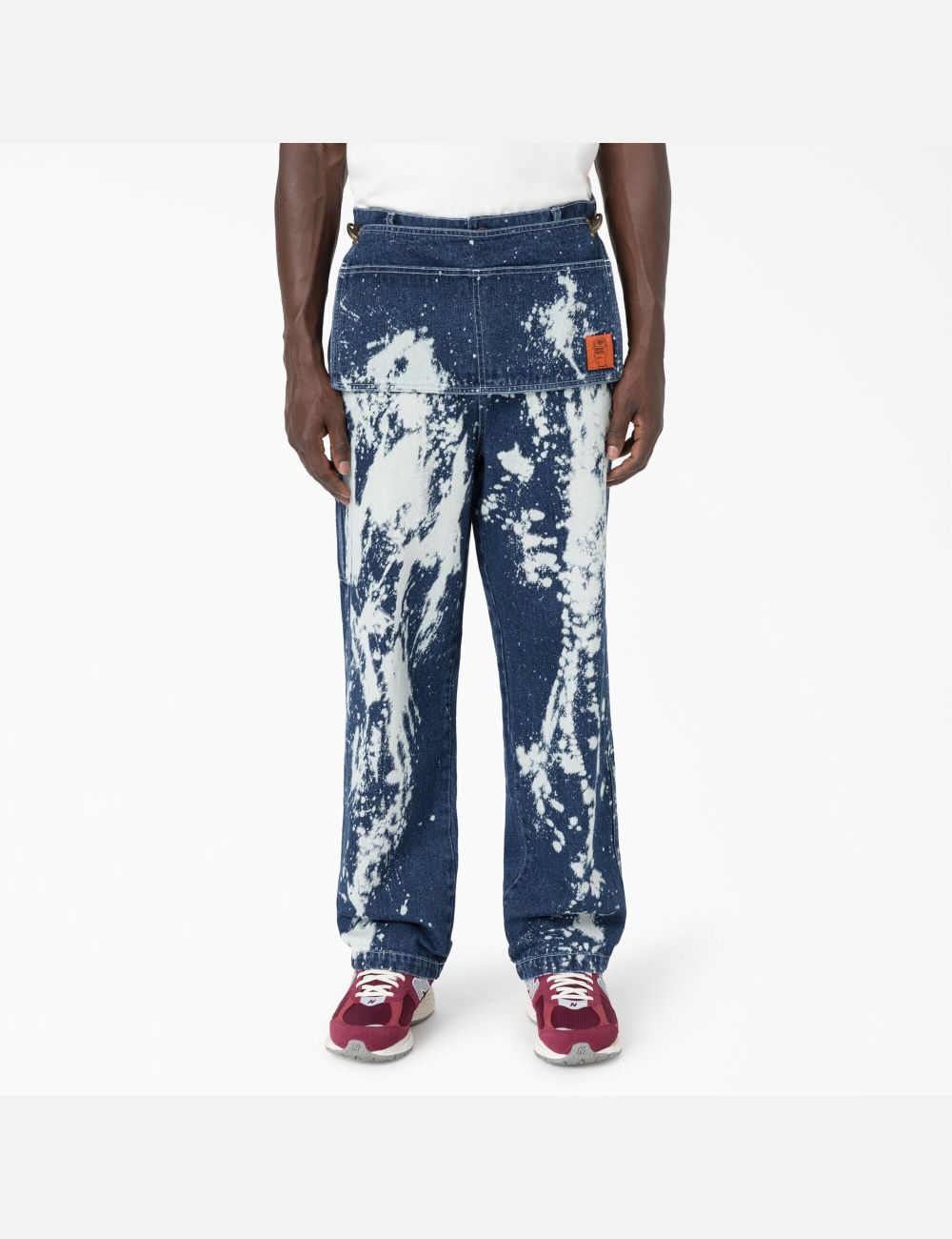 Bleached Indigo Blue Dickies Brain Dead Bleached Jeans | 618ZXDEUY