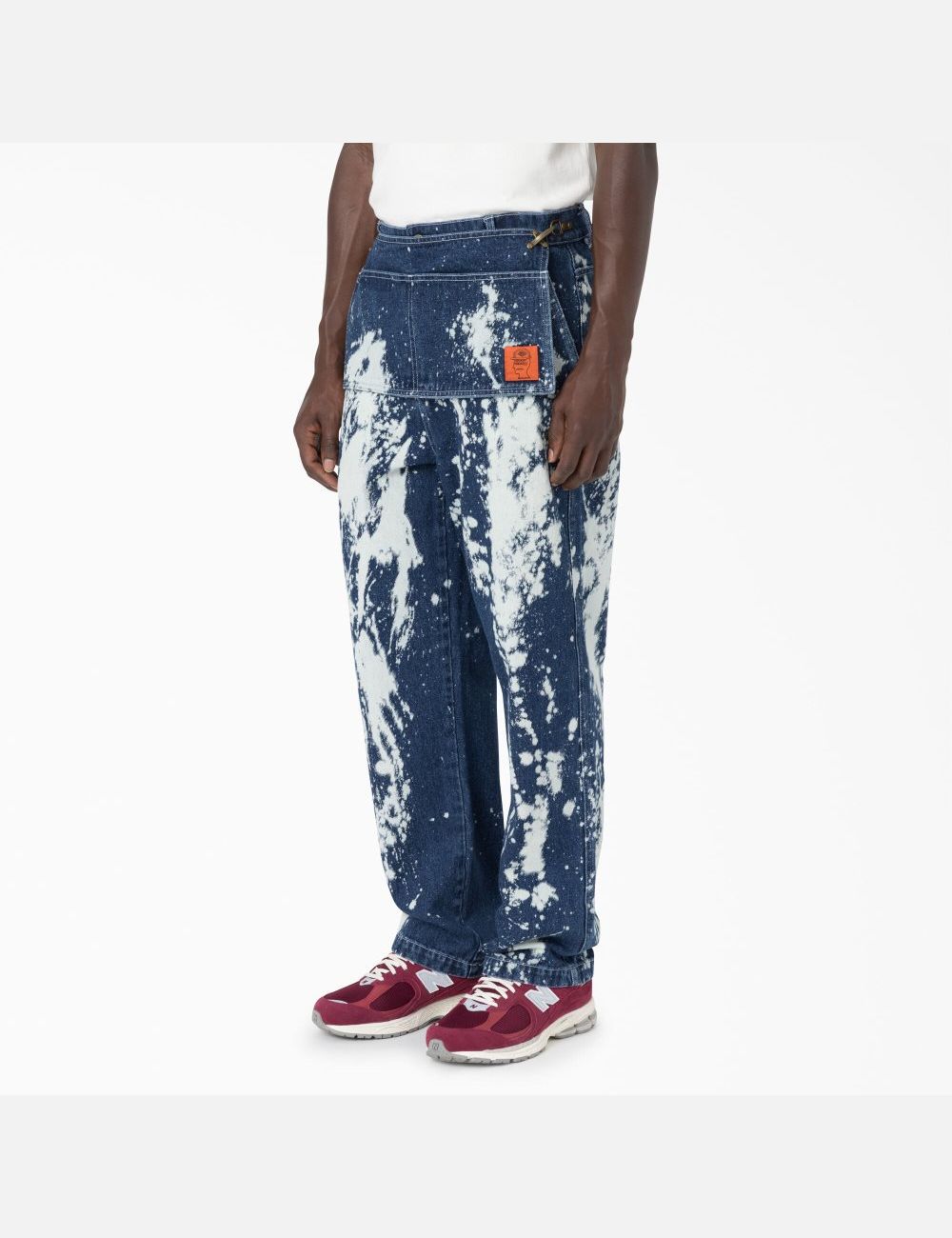 Bleached Indigo Blue Dickies Brain Dead Bleached Jeans | 618ZXDEUY