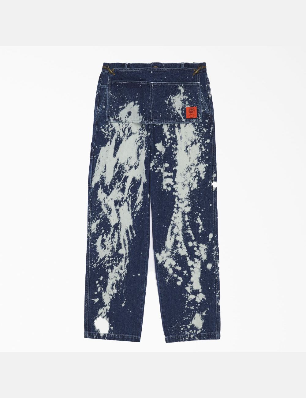 Bleached Indigo Blue Dickies Brain Dead Bleached Jeans | 618ZXDEUY