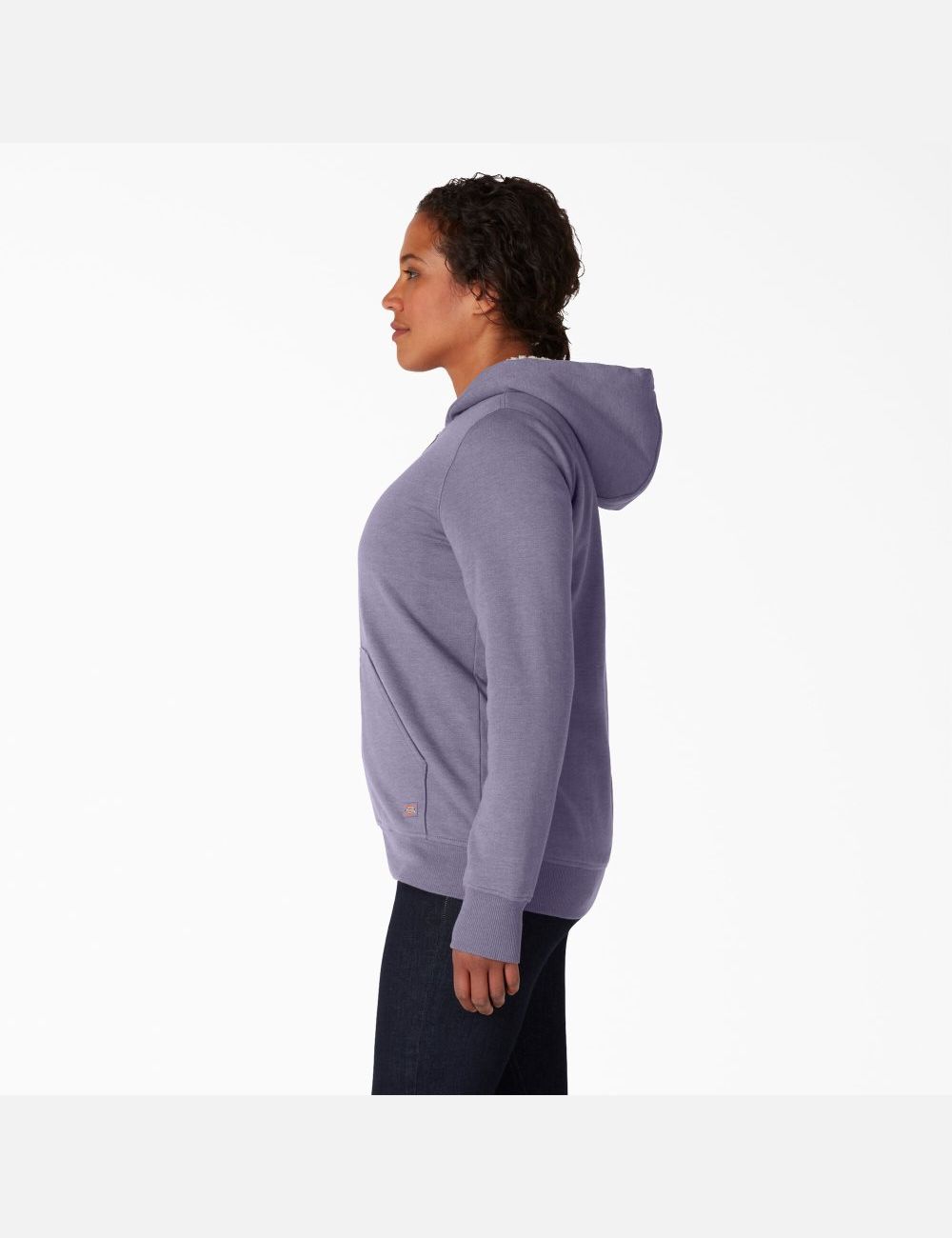 Blue Violet Dickies High Pile Fleece Lined Hoodies | 430WVIMDB