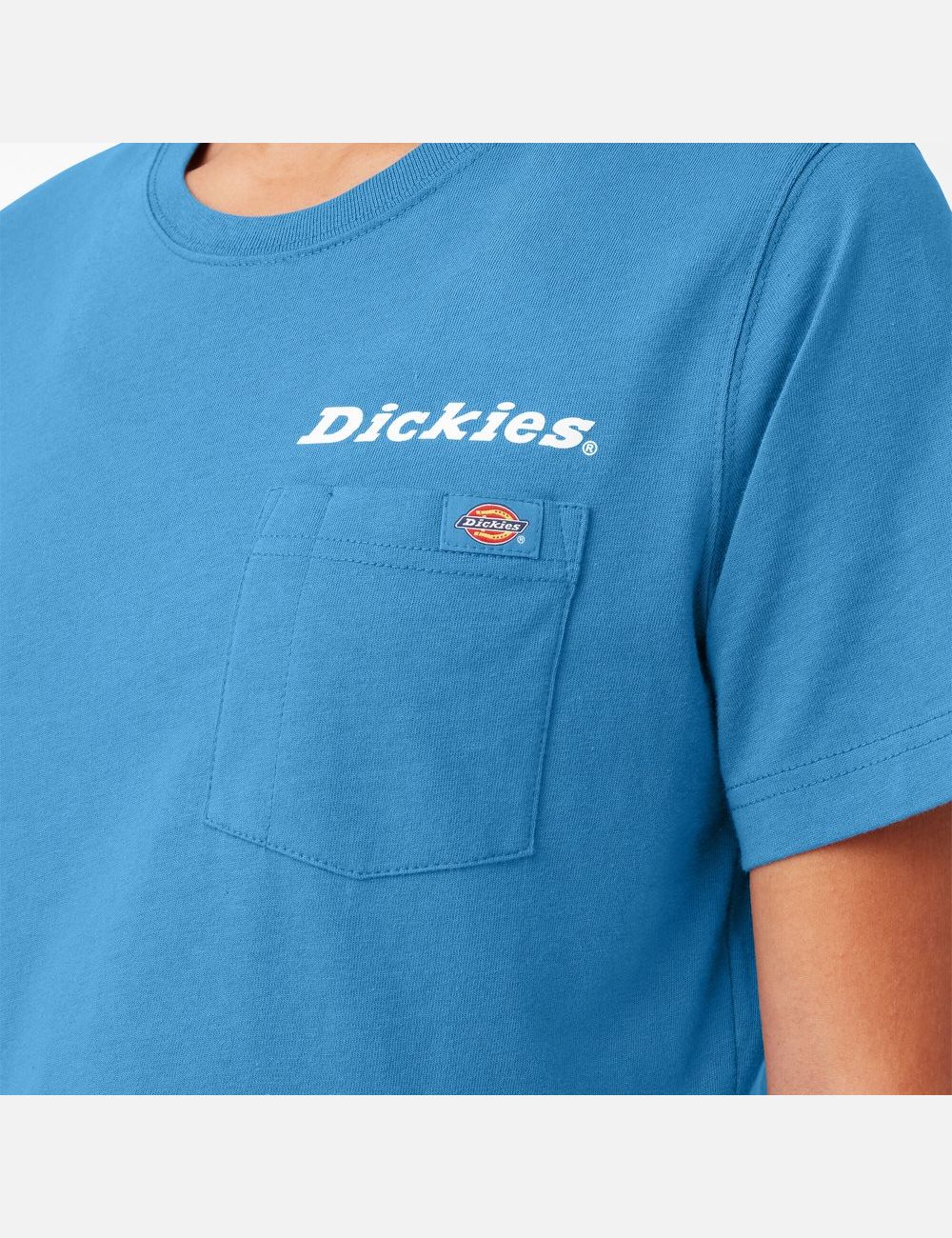 Bright Cobalt Dickies Cropped Graphic T-Shirts | 405YVTSCE