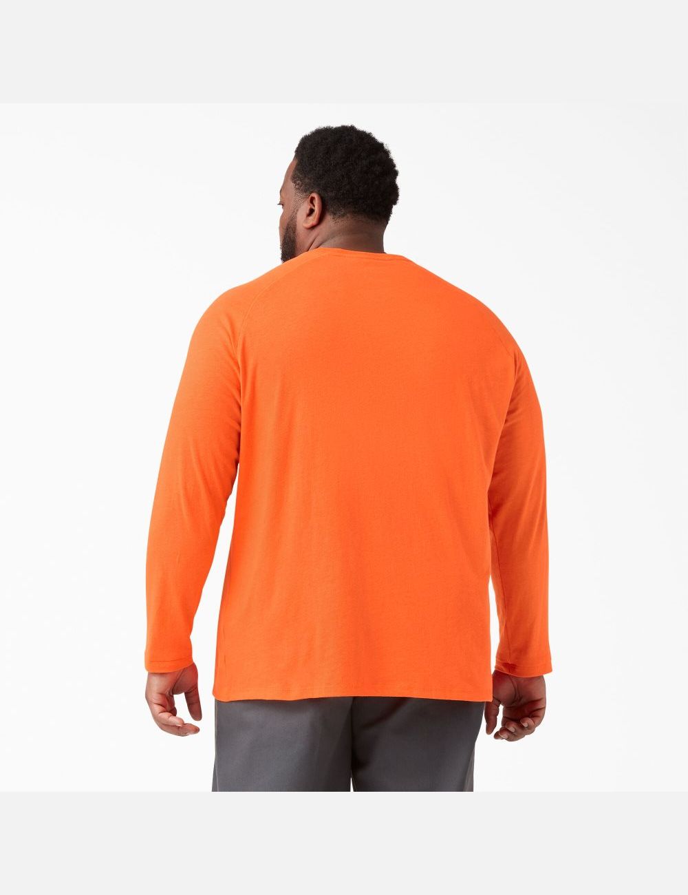 Bright Orange Dickies Cooling Long Sleeve Shirts | 204MEPHSI