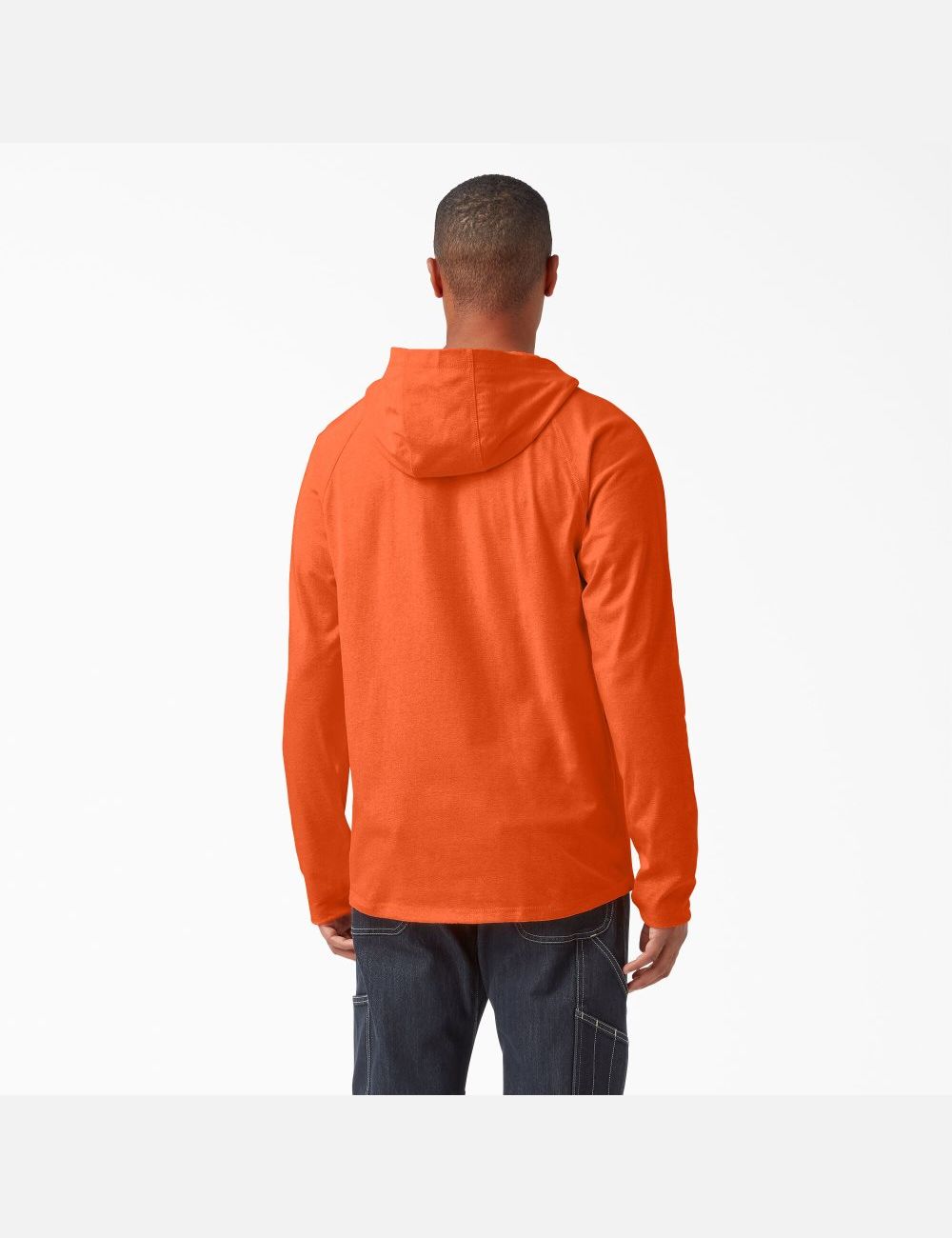 Bright Orange Dickies Cooling Performance Long Sleeve Sun Shirts | 264UHERBP