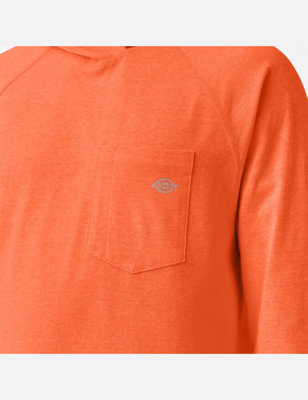 Bright Orange Dickies Cooling Performance Long Sleeve Sun Shirts | 264UHERBP