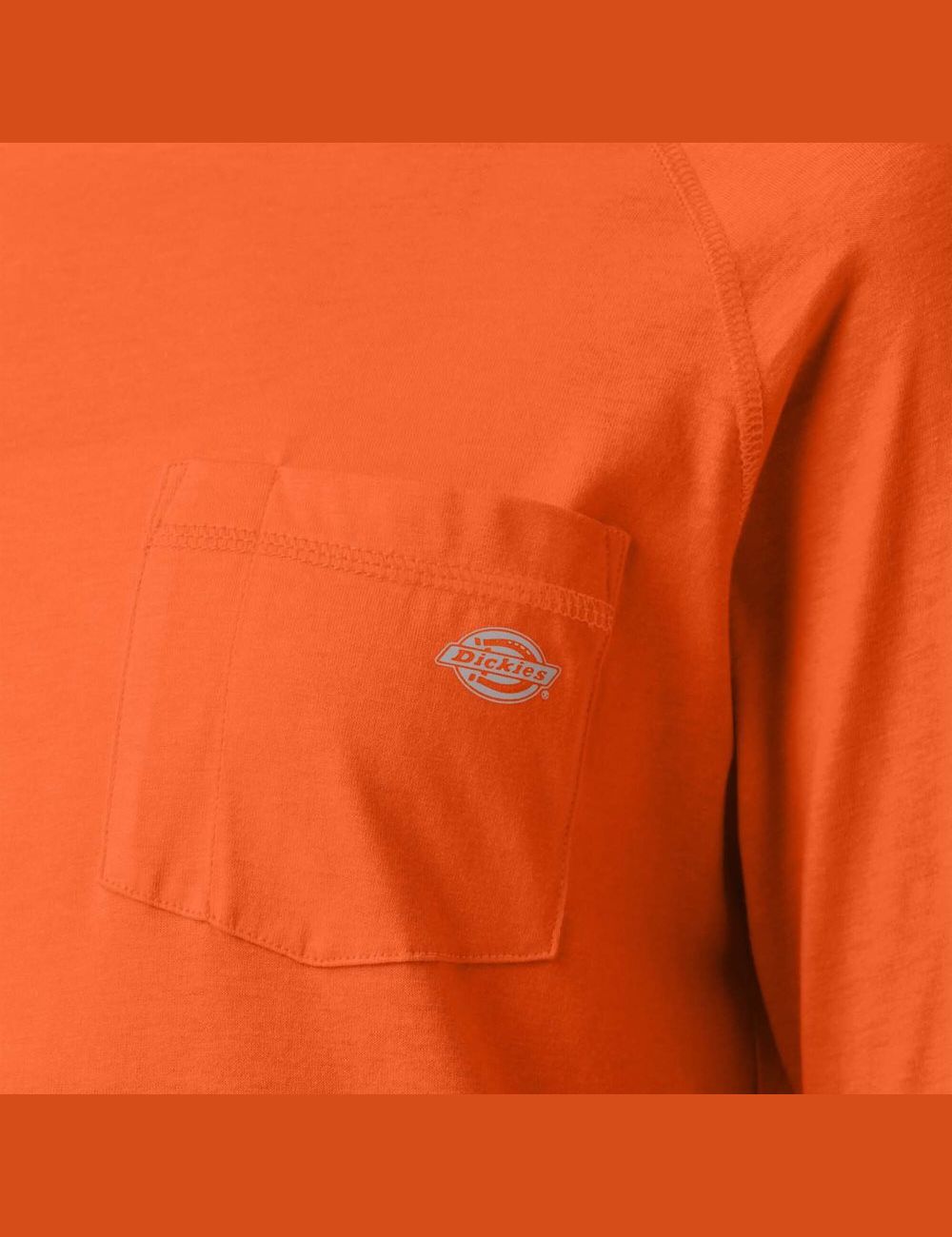 Bright Orange Dickies Cooling Performance Sun Shirt | 618ZSCIOR