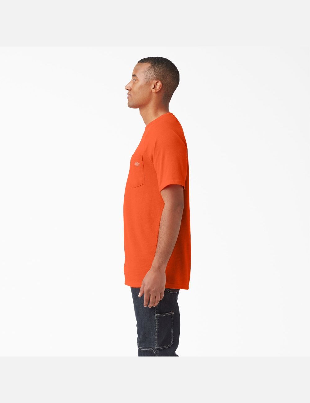 Bright Orange Dickies Cooling Short Sleeve T-Shirts | 518XWUKAO