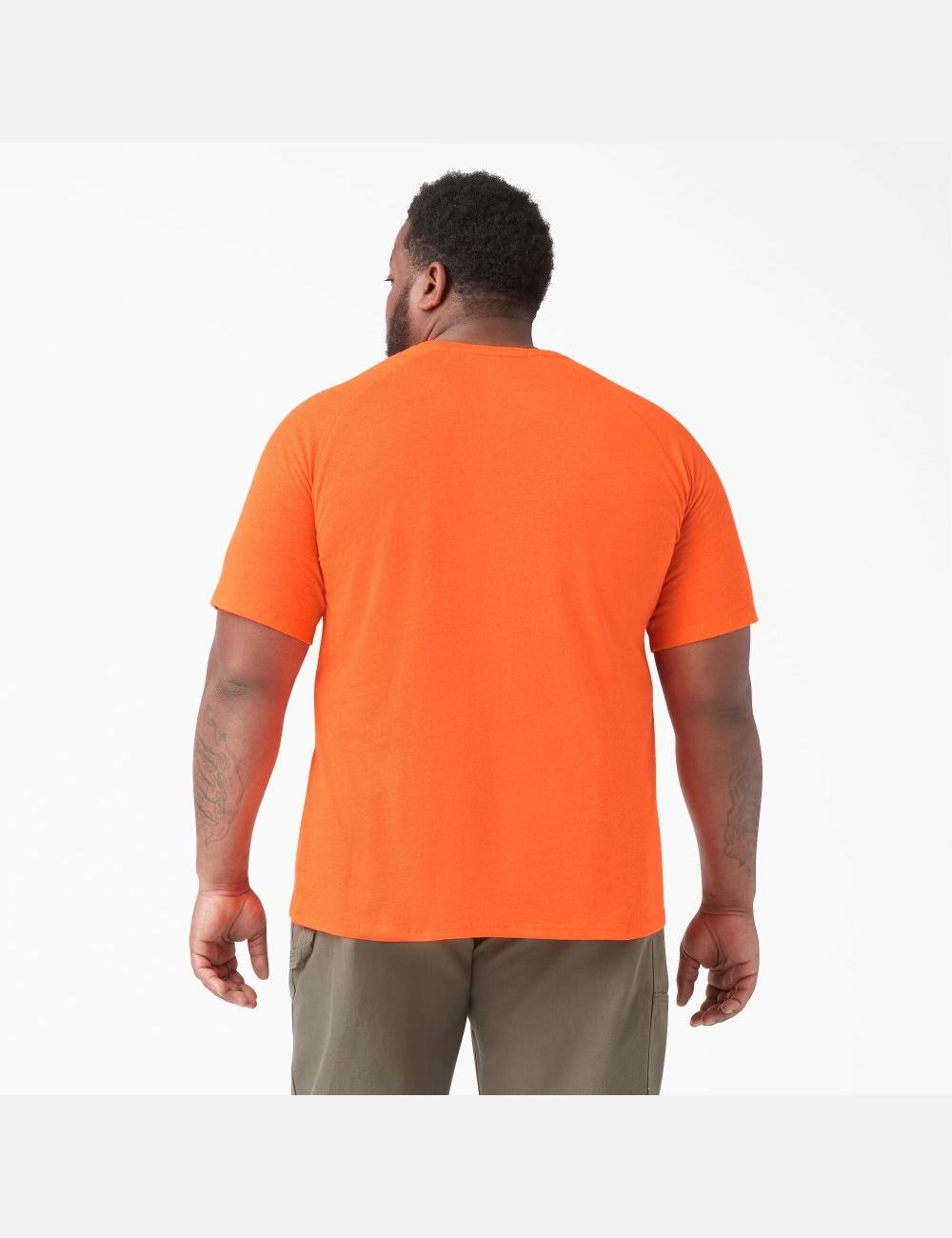 Bright Orange Dickies Cooling Short Sleeve T-Shirts | 518XWUKAO