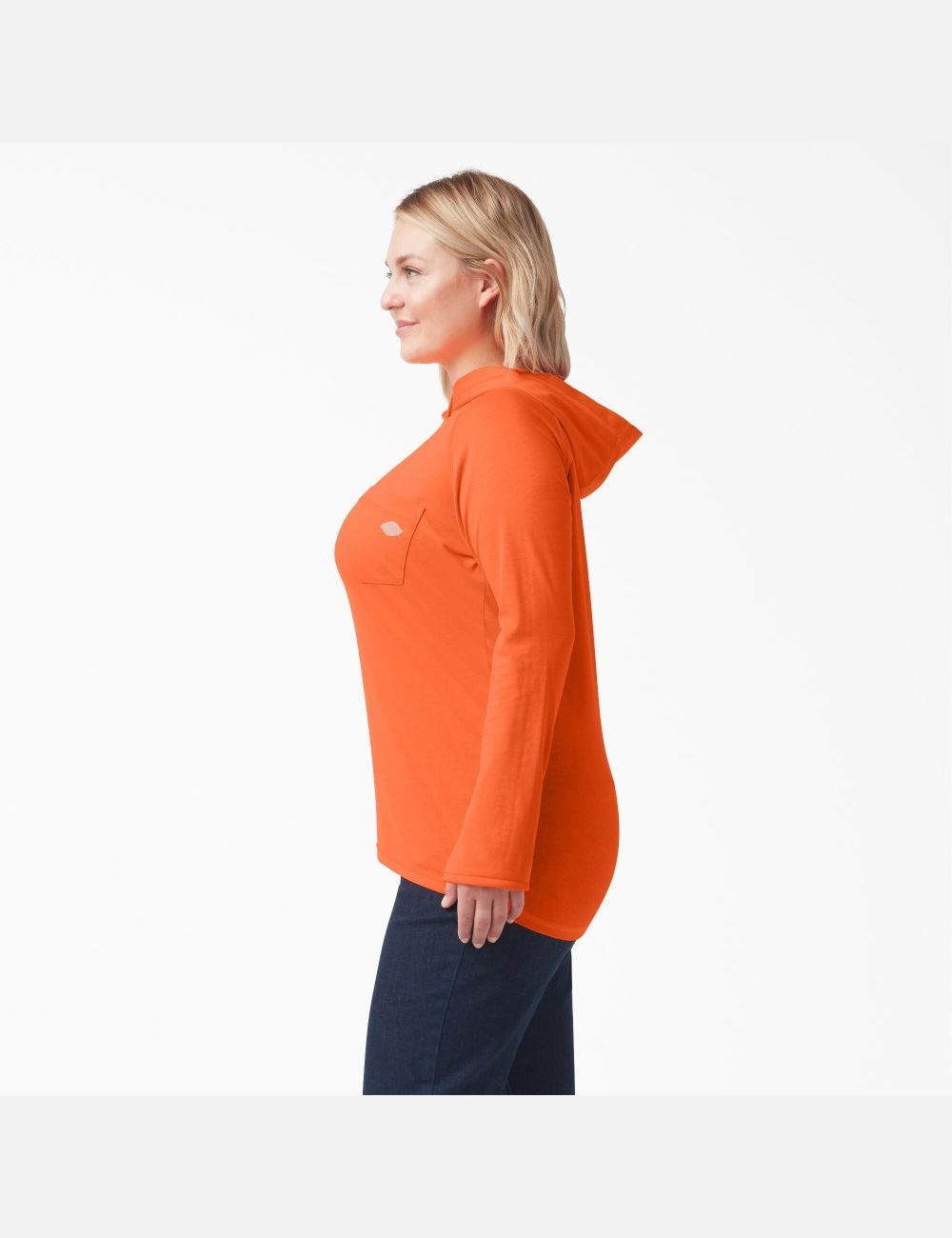 Bright Orange Dickies Plus Cooling Performance Tops | 473DLAEIX