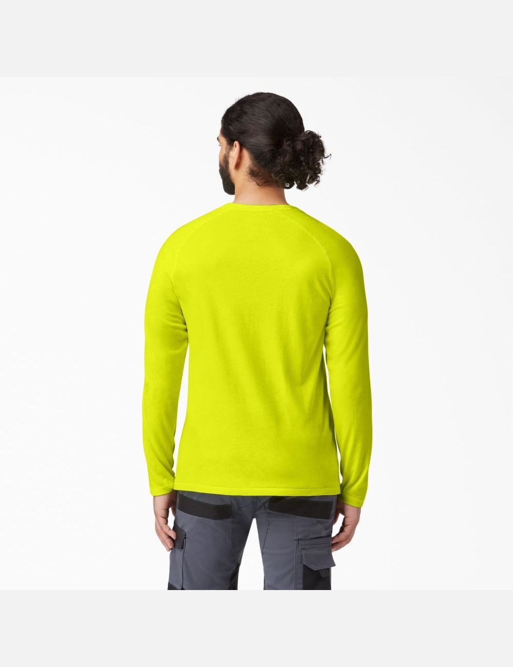 Bright Yellow Dickies Cooling Long Sleeve Shirts | 762ODZKRI