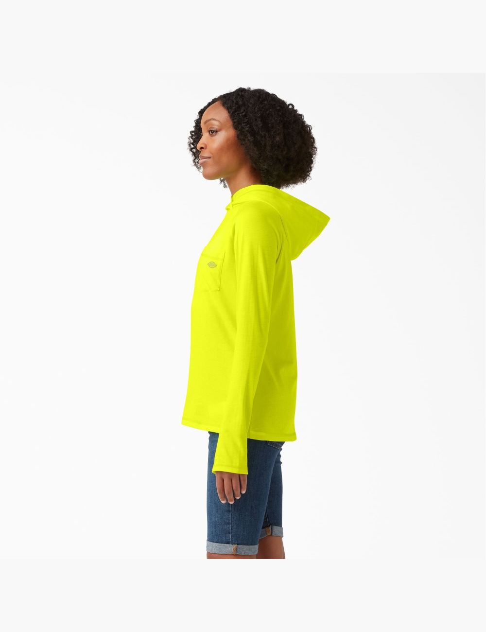 Bright Yellow Dickies Cooling Performance Sun Shirt | 863NJWFKQ