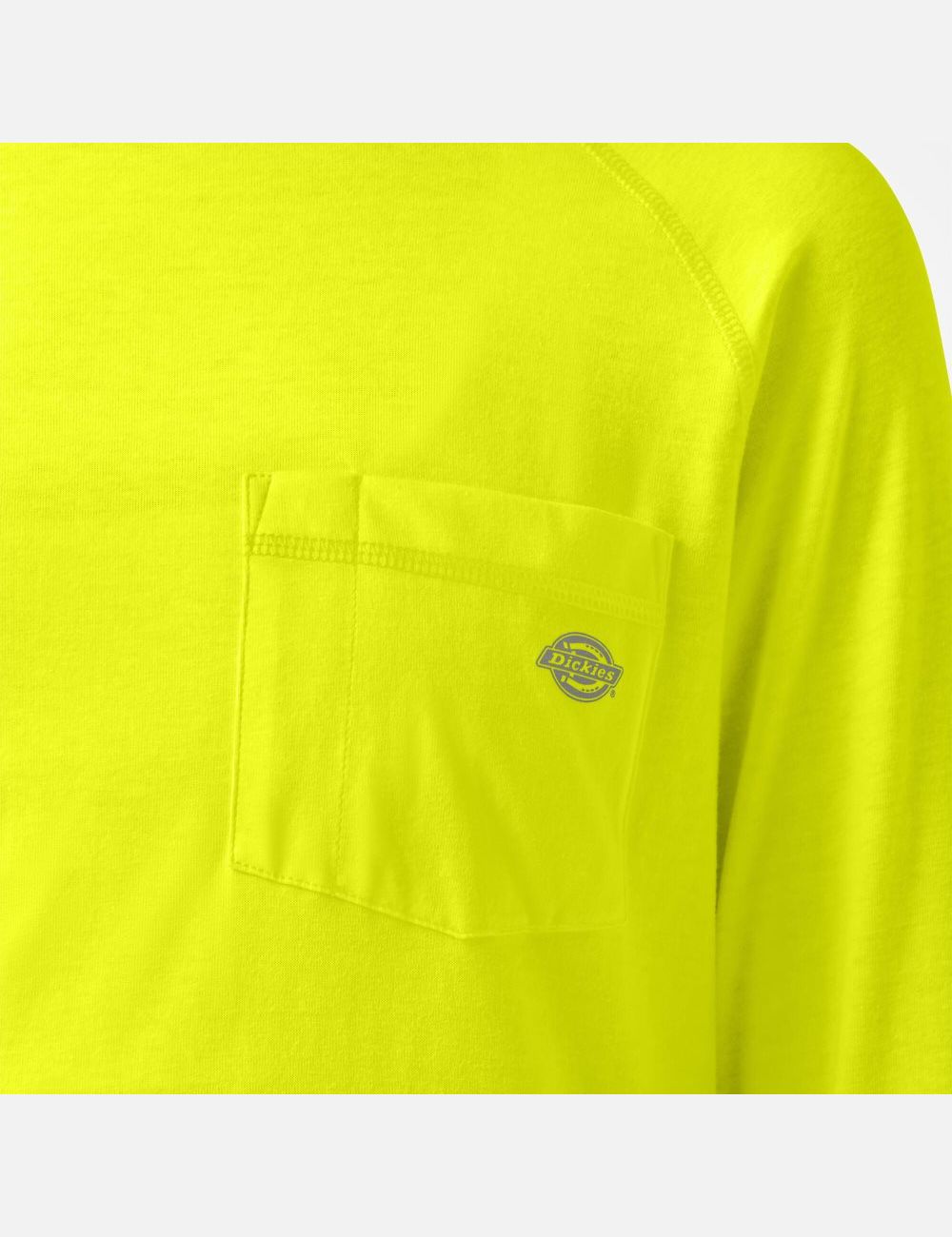 Bright Yellow Dickies Cooling Performance Sun Shirt | 863NJWFKQ