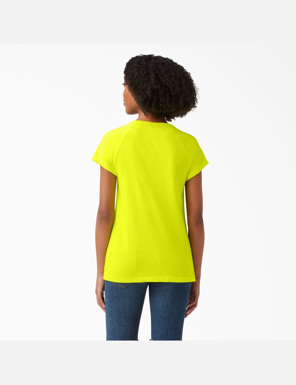 Bright Yellow Dickies Cooling Short Sleeve T-Shirts | 269NDVXZS