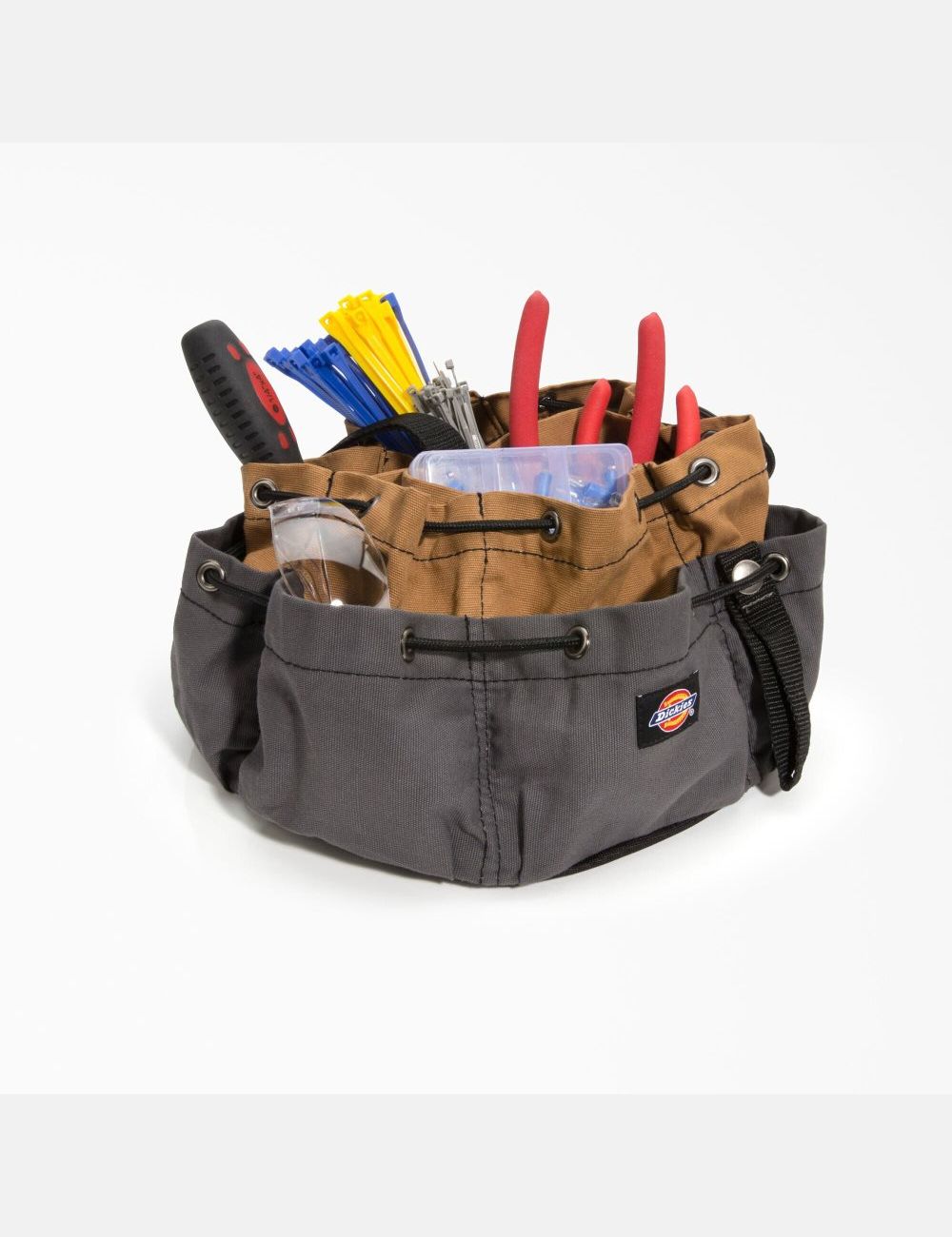 Brown Duck Dickies 12-Pocket Drawstring Organizer Tool Bags | 763HSUKRY