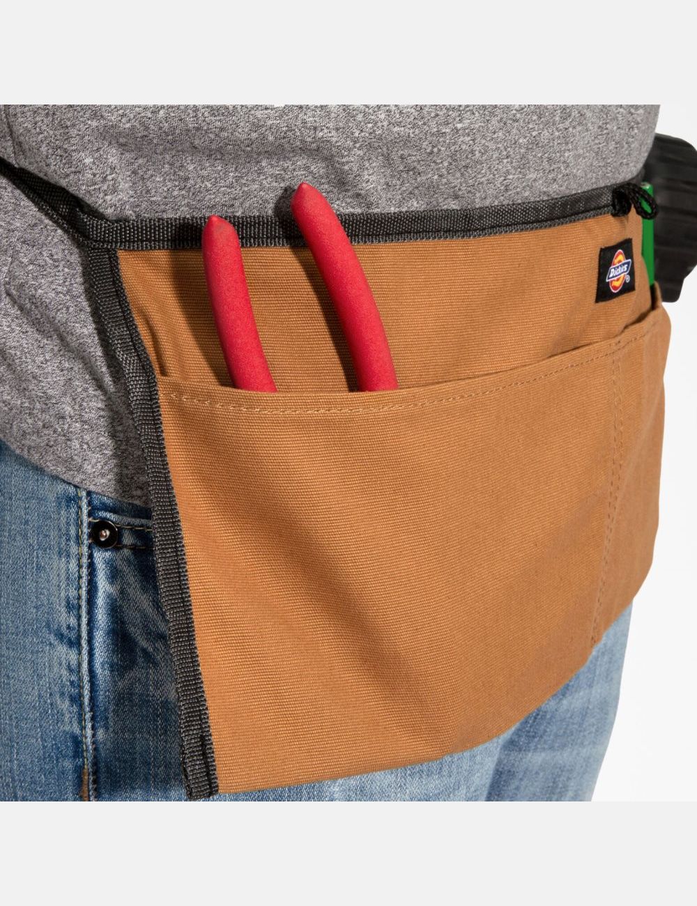 Brown Duck Dickies 2-Pocket Canvas Apron Tool Bags | 910KDVFXA