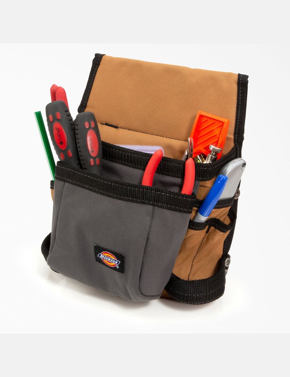 Brown Duck Dickies 8-Pocket and Utility Pouch Tool Bags | 280HZKNFG