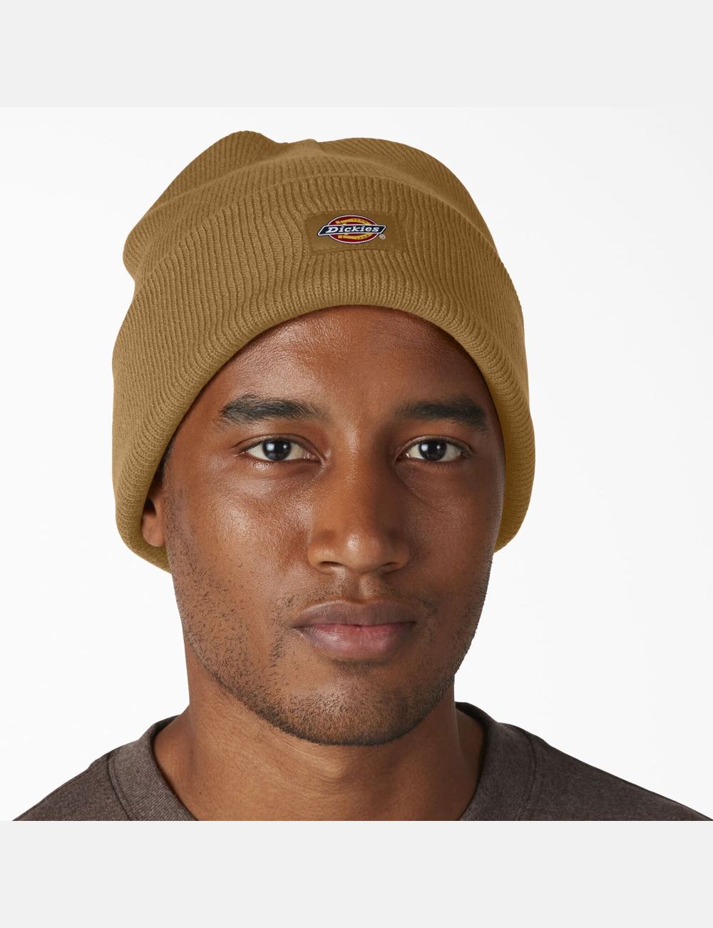 Brown Duck Dickies Cuffed Knit Hats | 389EJIXMP