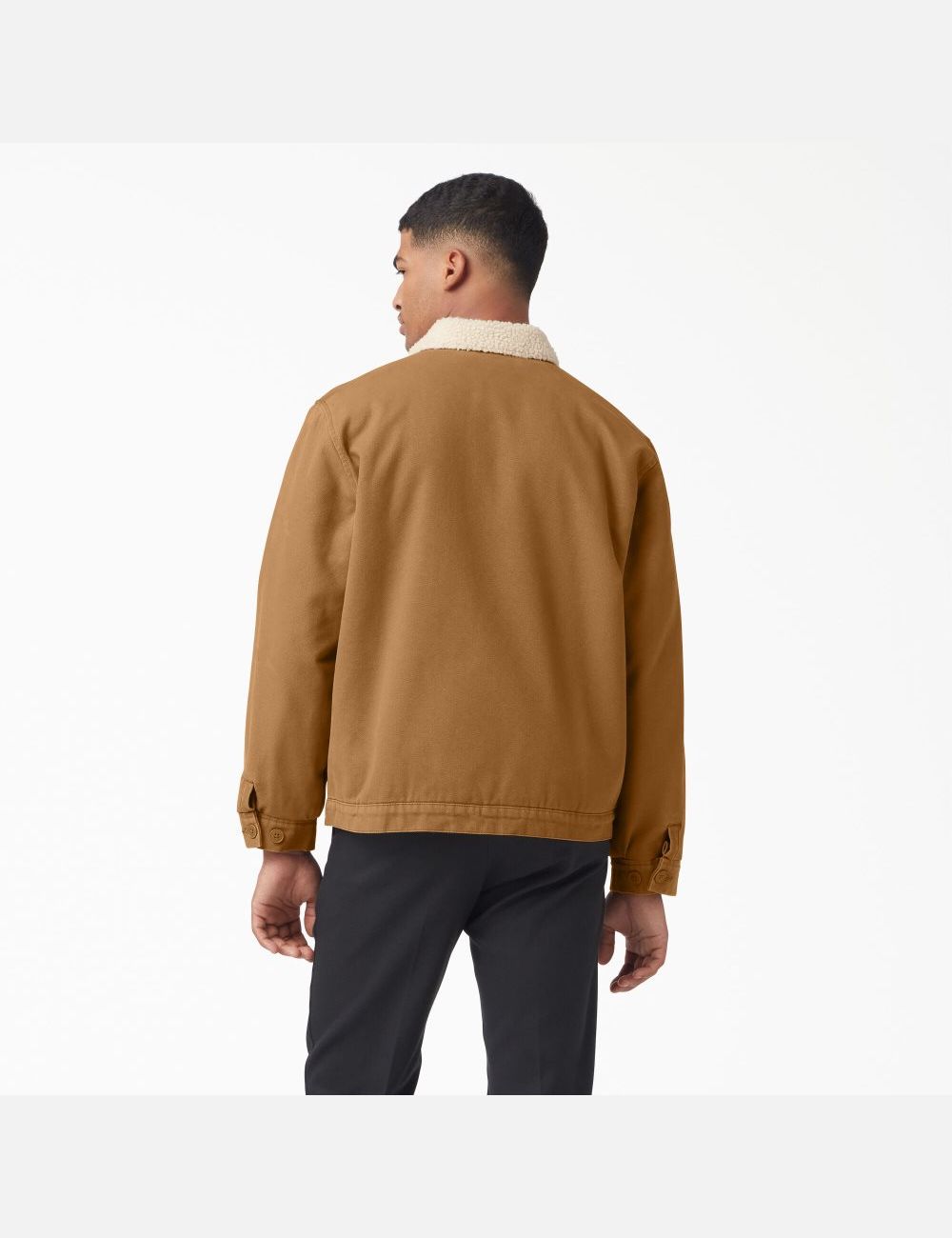 Brown Duck Dickies Duck Canvas High Pile Fleece Coats & Jackets | 019XTFEHN